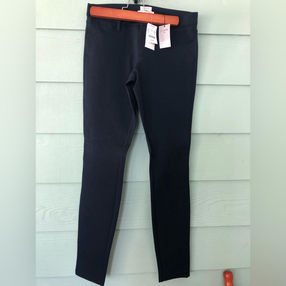 J Crew Women’s The Gigi Pant Size 2 Petite Navy Stretch